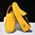 billige Casual loafers-Herre En pedal Retro Store størrelser Gange Fritid Daglig PU Bekvem Knehøye støvler Tøfler Rødbrun Svart Gul