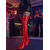 baratos Botas da moda-Botas femininas de couro envernizado vermelho acima do joelho, botas sensuais de salto alto e salto agulha até a coxa para mulheres, roupas para festas em boates e moda urbana