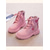 economico Stivali per bambini-Scarpe da pop star ispirate agli idoli coreani, stivali alla moda bianchi e marroni per ragazze, stile casual e street style