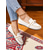 cheap Women's Slip-Ons &amp; Loafers-Women's Wide Width Flyknit Loafers with Knotted Bow – Casual Comfort Flat Shoes for Daily Wear and Travel