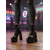 abordables Barroco &amp; Declaración-Botas de discoteca con plataforma de piel sintética de charol negro para mujer con adornos de estrellas brillantes: tacones gruesos inspirados en los años 80 para discotecas, espectáculos y moda Y2K.