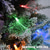 billiga Batteristrängljus-optisk fiber fairy string light 1.5m10led/3m20leds batteridriven led string light lampa för bröllop sovrum hem fönster dekoration