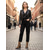 abordables Botines-Botines con estampado de leopardo para mujer con tacón de bloque: botas cortas de moda con estampado animal para uso casual y de fiesta.