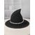 abordables Accessoires d'Halloween-Chapeau de sorcière d'Halloween pour femme, chapeau vintage à large bord pointu avec bande de corde, accessoire de costume gothique pour cosplay et fêtes