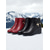 cheap Ankle Boots-Women's Burgundy Faux Leather Warm Fur Lined Wedge Ankle Boots – Winter Waterproof Non-Slip Booties with Bow for Casual Snow Days ,Work and Outdoor Wear