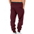 preiswerte Jogginghosen-Herren Jogginghose Hose Kordelzug Tasche Elastischer Bund Einfach Komfort Täglich Sport im Freien Mode Lässig Schwarz Wein Mikroelastisch