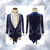 abordables Disfraces de Patinaje Artístico para Niños y Hombres-Top de patinaje artístico Hombre Chico Patinaje Sobre Hielo Tops Azul blanco Retazos Licra Alta elasticidad Entrenamiento Competición Ropa de Patinaje Clásico Cristal / Strass Manga Larga Patinaje
