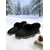 abordables Botas de nieve e invierno-Botas de nieve marrón claro para mujer con ribete de piel sintética y suela de diamantes de imitación: cómodas botas de invierno de ante sintético para el hogar y para exteriores en invierno.