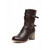 abordables Botas biker-Mujer Botas Botas holgadas Tallas Grandes Botines Botines Exterior Diario Botines Botines Con Cordón Tacón alto Tacón Cuadrado Dedo redondo Vintage Casual Estilo industrial Cuero PU PU Cremallera
