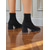 abordables Botines-Botines con estampado de leopardo para mujer con tacón de bloque: botas cortas de moda con estampado animal para uso casual y de fiesta.