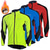 voordelige Herenjassen &amp; Gilets-Gelukkig Voor heren Wielrenjack Winter Thermisch Warm Winddicht Reflecterende strips Achterzak Fietsen Jack Windjacks Bergracen Wegwielrennen Stadsfietsen Rood Blauw Groen Wielrenkleding