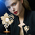 billiga Nålar och broscher-Broscher Klassisk Retro geometriska Blomma Elegant Mode Personlig Enkel Brosch Smycken Guld Till Bröllop Fest Gåva Förlovning Bal Festival
