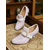 voordelige Victoriaanse en Edwardiaanse-Victoriaanse gesphakken voor dames uit de jaren 20 - Edwardiaanse satijnen kitten heel-schoenen voor lolita-, rococo- en gatsbyfeesten of cosplay-outfits