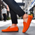 billige Casual loafers-Herre En pedal Retro Store størrelser Gange Fritid Daglig PU Bekvem Knehøye støvler Tøfler Rødbrun Svart Gul