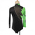 abordables Disfraces de Patinaje Artístico para Niños y Hombres-Top de patinaje artístico Hombre Chico Patinaje Sobre Hielo Tops Negro verde Retazos Licra Alta elasticidad Entrenamiento Competición Ropa de Patinaje Clásico Cristal / Strass Manga Larga Patinaje