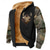 billiga Jakthoodies-Herr Kamouflage Kamuflasje Hjort Fleece Huvtröja Jakke Tröja Klassisk Militär Jakt Långärmad Rund hals Utomhus Camping Svart Brun Grön Grå Dragkedja Höst Vinter Designer S M L XL 2XL 3XL