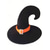 cheap Halloween Accessories-Women's Halloween Velvet Witch Hat with Rhinestone Buckle – Classic Gothic Costume Accessory for Parties and Cosplay