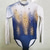 cheap Boys&amp;Men Figure Skating Costumes-Figure Skating Top Men's Boys' Ice Skating Tops Blue White Patchwork Spandex High Elasticity Training Professional Competition Skating Wear Classic Crystal / Rhinestone Long Sleeve Ice Skating Figure