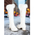 cheap Fashion Boots-Women's Black Knee High Boots – Faux Leather Winter Boots with Faux Fur Trim, Bow and Pearl Charm for Christmas, Party and Outdoor Wear