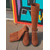 abordables Bottes souples-Bottes souples marron à rabat pour femmes avec talons moyens - Bottes de style western en faux daim à tige convertible à 2 voies pour le streetwear quotidien et les tenues d'automne