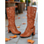 abordables Botas holgadas-Botas holgadas hasta media pantorrilla negras para mujer con correas con hebilla, elegantes y versátiles para uso informal, de otoño e invierno.