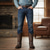 abordables Cowboy et bottes occidentales-Bottes de cowboy robustes pour hommes, au design western unique – des chaussures confortables et tendance pour l'extérieur