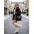 abordables Botas de nieve e invierno-Botas altas hasta la rodilla de lana blanca para mujer, zapatos de invierno cálidos y acogedores con punta puntiaguda para atuendos urbanos informales.
