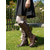 abordables Barroco &amp; Declaración-Mujer Botas Botas de Moto Tallas Grandes Botas de trabajo Exterior Trabajo Diario Botas hasta la rodilla Talón de bloque Tacón Cuadrado Dedo redondo Elegante Moda Clásico PU Cordones Negro Marrón