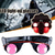 preiswerte Geschenke-Leuchtende rote Augenbrille gruselig Grim Reaper Cosplay Halloween Kostümzubehör Leuchtende Brille Brillen Rave Partygeschenke Weihnachtsgeschenk