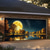 cheap Garage &amp; Door Banners-Garage Door Cover Large Hanging Backdrop Lake Forest Rustic Cottagecore 3D Scenic Party Outdoor Shooting Backgrounds Front Door Home Decor