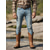 voordelige Cowboy &amp; Western Boots-Heren Amerikaanse vlag reliëf cowboy werklaarzen - duurzame bruine imitatieleren westernlaarzen met robuuste zool voor buiten en casual gebruik
