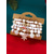 voordelige Damesarmband-Kerstarmbanden voor dames – feestelijke rode en groene kralenarmbanden met bedels van de kerstman, sneeuwvlok en kerstboom, perfect als cadeau voor de feestdagen