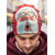 cheap Women's Hats-Men's Christmas Pattern Cap - Can be used as a neck gaiter, Festive red, With Santa Claus print, Soft and versatile, Suitable for holiday parties and winter wear