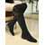 cheap Snow &amp; Winter Boots-Women's Winter Suede Knee-High Boots – Warm Faux Fur Lined, Zip Closure, Chunky Heel, Stylish Outdoor Footwear for Snowy Weather