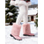 preiswerte Schnee- und Winterstiefel-Burgunderrote Winterstiefel aus Kunstfell bis zur Wadenmitte für Damen – warme Schneestiefel im Weihnachtsmann-Stil für Weihnachten, Feiertagsoutfits und Outdoor-Bekleidung