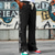 preiswerte Gerade Bein-Herren Jogginghose Hose Gerade geschnittene Sweatpants Kordelzug Tasche Elastischer Bund Paisley-Muster Patchwork Komfort Sport im Freien Täglich Mode Lässig Schwarz Braun Mikroelastisch