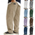 abordables pantalons décontractés-Homme Pantalons Pantalon en velours côtelé Pantalon décontracté Pantalons Amples Taille Élastique Jambe Droite Uni Évacuation de l'Humidité Respirant Longueur complète Occasionnel Quotidien Extérieur