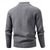 cheap Men's Pullover Sweater-Men's Sweater Pullover Sweater Jumper Quarter Zip Pullover Sweater Ribbed Knit Regular Tops Knitted Slim Fit Plain Standing Collar Knitwear Contemporary Business Casual Clothing Apparel Fall Black Red