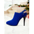baratos Botas da moda-Botas de cano curto femininas em camurça vermelha - botas elegantes de salto alto com zíper dourado e tira de strass, perfeitas para festas de Natal, jantares festivos ou looks de inverno.