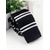 cheap Men's Ties &amp; Bow Ties-Men's Knit Stripe Tie - Stylish Woven Christmas Neck Tie with Red, White, and Black Stripes for Holiday Parties and Festive Occasions