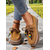 ieftine Mocasini de Damă-WOMEN'S BROWN MOCCASIN LOAFERS CU SOLE ANTIDERAPANTE ȘI STRASURI ÎNCĂLȚĂMINTE CONFORTABILĂ PENTRU ZILNIC ȘI CĂLĂTORII