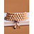 abordables Bijoux pour hommes-Bracelet de perles en bois multicouche pour homme, bracelet de prière mala vintage, bijoux fantaisie multicolores, cadeau de Noël unique pour un usage quotidien et les fêtes