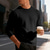 abordables Sweat-shirts basiques-Homme Sweat-shirt Sweat-shirt en polaire Gris Clair Col ras du cou Uni Quotidien Sport &amp; Loisir Fête Polyester Streetwear Basique Occasionnel Automne Hiver Vêtement Tenue Pulls Capuche Pulls