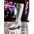 cheap 1970s Disco &amp; Hippie-Women's Silver Shiny Knee High Go Go Boots with Side Zipper and Block Heels, Retro 70s Disco Style Party &amp; Dance Boots