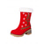 abordables Botas de nieve e invierno-Botas de nieve navideñas para mujer: botas de terciopelo rojo con copos de nieve bordados con forro de piel, tacón alto para fiestas navideñas, eventos invernales y ocasiones festivas.