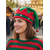 abordables Sombreros de mujer-Gorro de elfo navideño para mujer: divertido y festivo, material de fieltro suave con cascabeles, perfecto para fiestas navideñas y celebraciones navideñas.