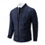 ieftine pulover cardigan pentru bărbați-Bărbați Pulover Cardigan Pulover decupat Pulover cu fermoar Pulover tricotat Striat Tricotat Topuri obișnuite Buzunar Simplu Guler de stand Modă Clasic Vacanță Purtare Zilnică Îmbrăcăminte Toamn