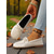 billige Slip-ons og loafers til kvinner-Dame Loafers Myke sko Sko med bred passform Komfort Sko Jul Daglig Morsdag Sløyfe Flat hæl Rund Tå Klassisk Fritid Komfort Fuskelær Tøfler Svart Rød Beige