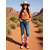 abordables Bottes à la mode-Bottes de cowboy western rouges et blanches pour femmes avec rivet pour Noël, bottes à talons confortables pour les fêtes de fin d'année et les festivités hivernales