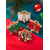 voordelige Damesarmband-Kerstarmbanden voor dames – feestelijke rode en groene kralenarmbanden met bedels van de kerstman, sneeuwvlok en kerstboom, perfect als cadeau voor de feestdagen